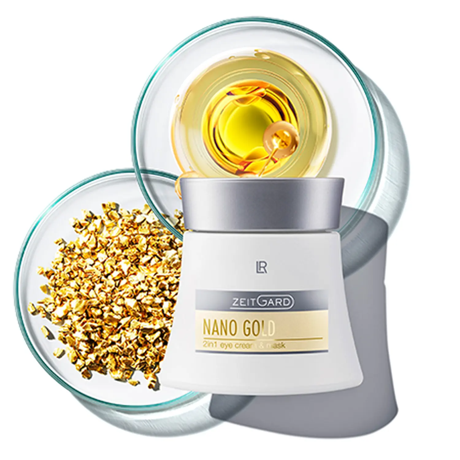 NanoGold 2in 1 Augencreme & Maske von Hasenhündl GbR